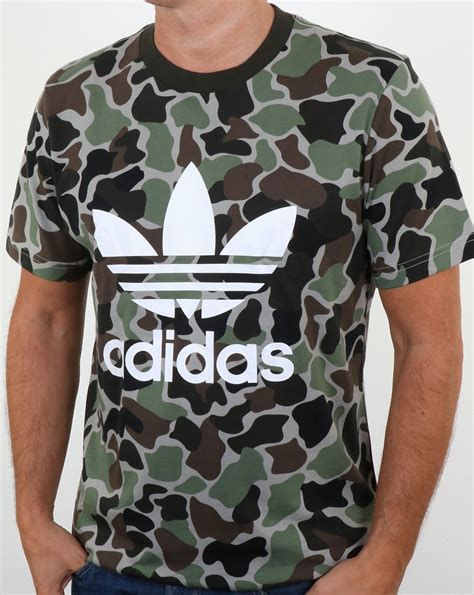 adidas camouflage t shirts herren|Men's Camo T.